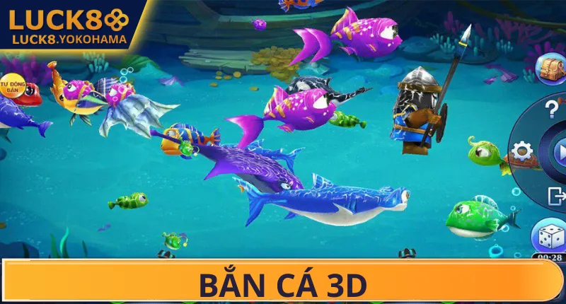 Giới thiệu về tựa game bắn cá 3D tại LUCK8